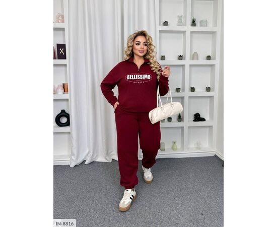 Костюм на флісі жіночий великого розміру р.46-48;50-52;54-56;58-60 (8кол.) "ANGEL" купити недорого від прямого постачальника, зображення 29