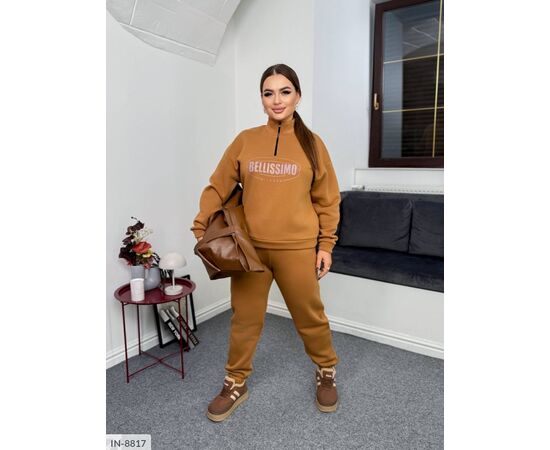 Костюм на флісі жіночий великого розміру р.46-48;50-52;54-56;58-60 (8кол.) "ANGEL" купити недорого від прямого постачальника, зображення 30