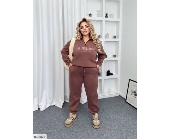 Костюм на флісі жіночий великого розміру р.46-48;50-52;54-56;58-60 (8кол.) "ANGEL" купити недорого від прямого постачальника, зображення 25