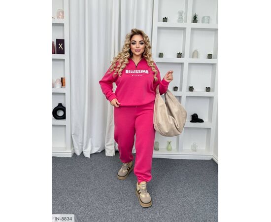 Костюм на флісі жіночий великого розміру р.46-48;50-52;54-56;58-60 (8кол.) "ANGEL" купити недорого від прямого постачальника, зображення 23