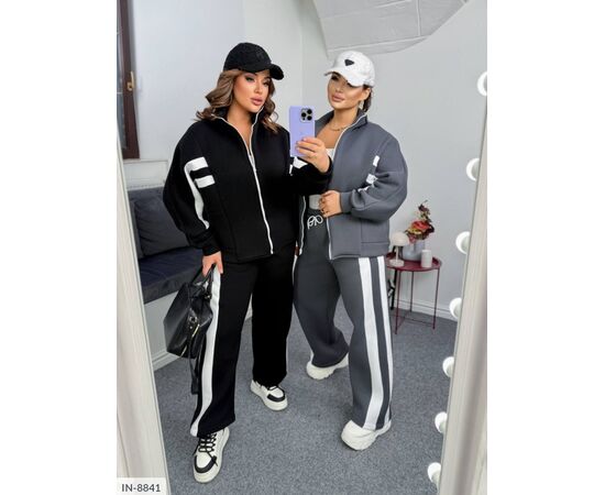 Жіночий трикотажний спортивний костюм р.46-48;50-52;54-56;58-60 (5кол.) "ANGEL" купити недорого від прямого постачальника, зображення 22