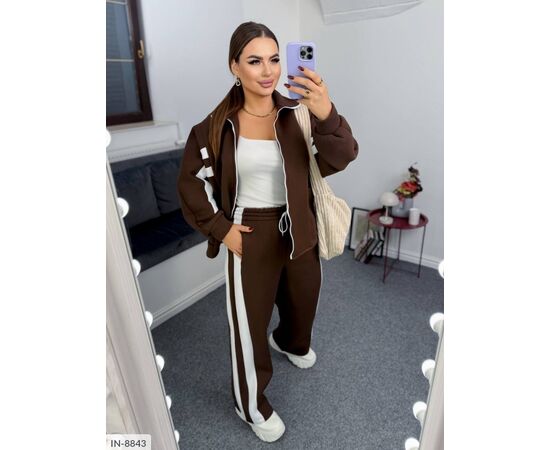 Жіночий трикотажний спортивний костюм р.46-48;50-52;54-56;58-60 (5кол.) "ANGEL" купити недорого від прямого постачальника, зображення 15