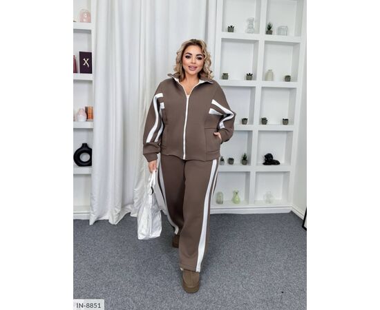 Жіночий трикотажний спортивний костюм р.46-48;50-52;54-56;58-60 (5кол.) "ANGEL" купити недорого від прямого постачальника, зображення 31