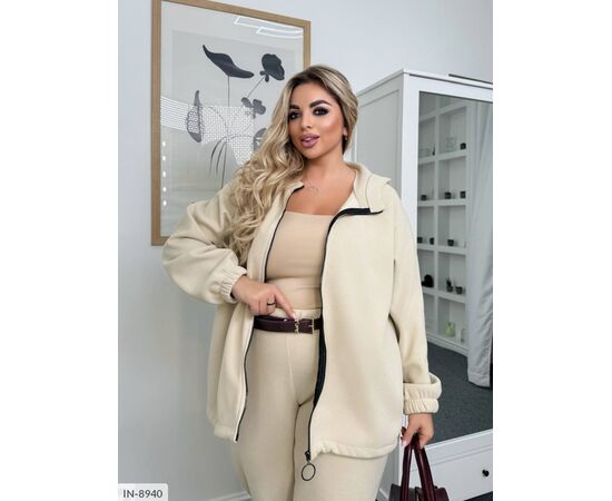 Толстовка жіноча великого розміру р.50-52;54-56;58-60;62-64 (5кол.) "ANGEL" купити недорого від прямого постачальника, зображення 6