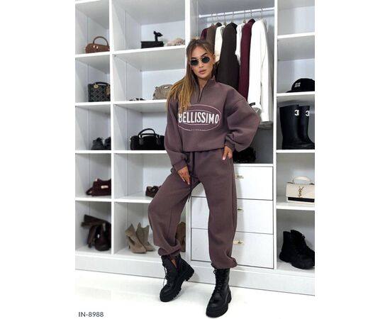 Костюм на флісі жіночий великого розміру р.46-48;50-52;54-56;58-60 (8кол.) "ANGEL" купити недорого від прямого постачальника, зображення 12