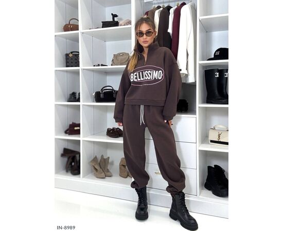 Костюм на флісі жіночий великого розміру р.46-48;50-52;54-56;58-60 (8кол.) "ANGEL" купити недорого від прямого постачальника, зображення 13