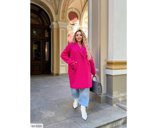 Пальто барашек без підкладу р.46-48;50-52;54-56;58-60;62-64 (5кол.) "ANGEL" купити недорого від прямого постачальника, зображення 24