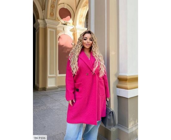 Пальто барашек без підкладу р.46-48;50-52;54-56;58-60;62-64 (5кол.) "ANGEL" купити недорого від прямого постачальника, зображення 25