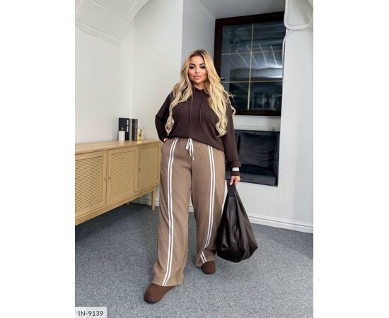 Жіночі брюки вельветові БАТАЛ р.50-52;54-56;58-60;62-64 (3кол.) "ANGEL" купити недорого від прямого постачальника, зображення 8