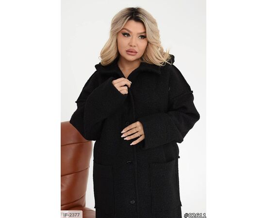 Куртка барашек без підкладу р.50-52;54-56;58-60 (6кол.) "ANGEL" купити недорого від прямого постачальника, зображення 25