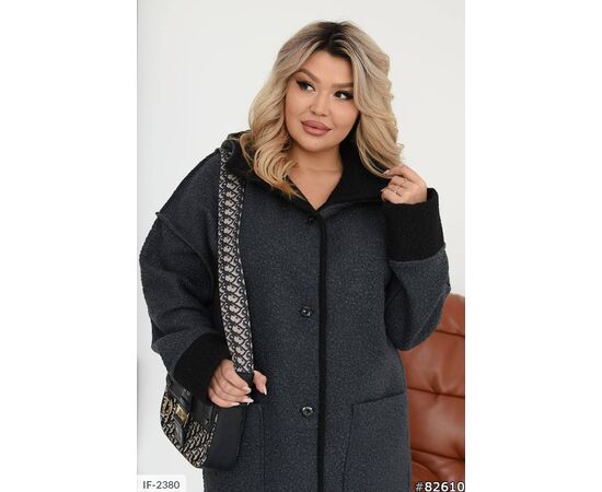 Куртка барашек без підкладу р.50-52;54-56;58-60 (6кол.) "ANGEL" купити недорого від прямого постачальника, зображення 18