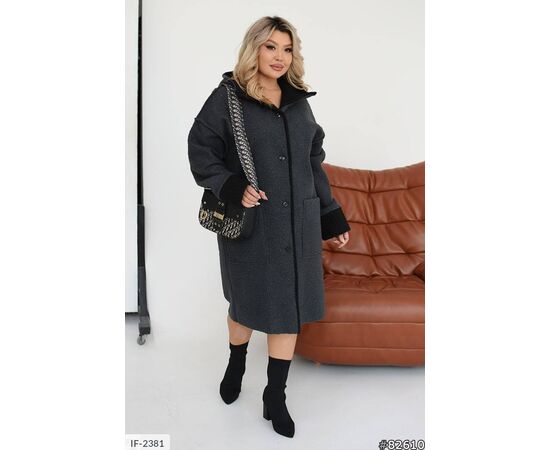 Куртка барашек без підкладу р.50-52;54-56;58-60 (6кол.) "ANGEL" купити недорого від прямого постачальника, зображення 28