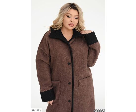 Куртка барашек без підкладу р.50-52;54-56;58-60 (6кол.) "ANGEL" купити недорого від прямого постачальника, зображення 30