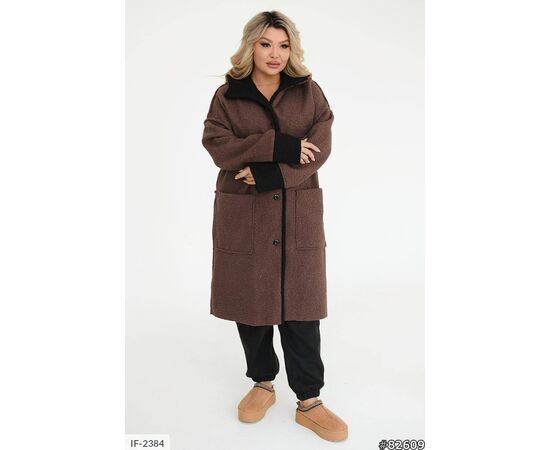 Куртка барашек без підкладу р.50-52;54-56;58-60 (6кол.) "ANGEL" купити недорого від прямого постачальника, зображення 31