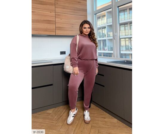 Жіночий спортивний костюм з манжетами. р.50-52;54-56;58-60 "ANGEL" купити недорого від прямого постачальника, зображення 2