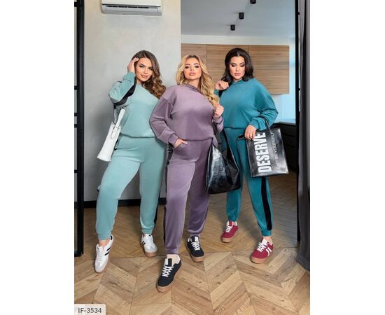 Жіночий спортивний костюм з манжетами. р.50-52;54-56;58-60 "ANGEL" купити недорого від прямого постачальника, зображення 6