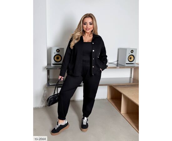 Жіночий прогулянковий костюм БАТАЛ р.50-52;54-56;58-60 (4кол.) "ANGEL" купити недорого від прямого постачальника, зображення 28