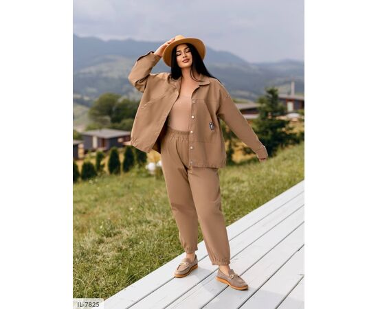 Жіночий прогулянковий костюм БАТАЛ р.50-52;54-56;58-60 (4кол.) "ANGEL" купити недорого від прямого постачальника, зображення 13