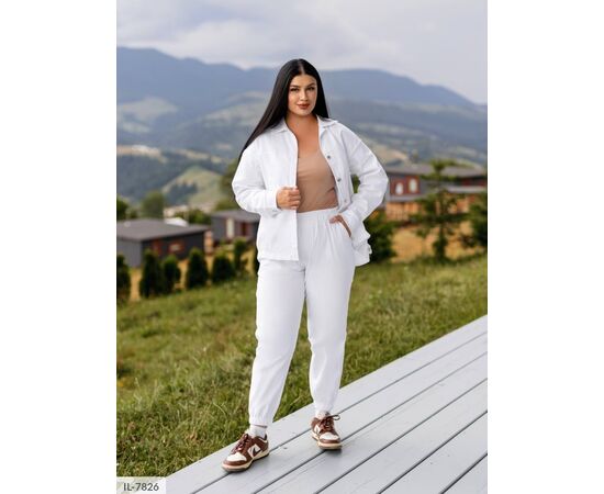 Жіночий прогулянковий костюм БАТАЛ р.50-52;54-56;58-60 (4кол.) "ANGEL" купити недорого від прямого постачальника, зображення 14