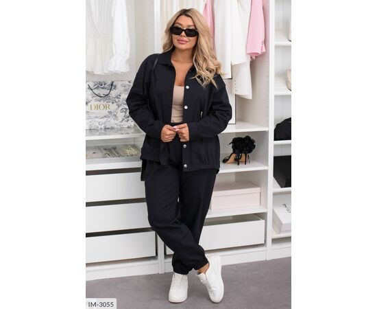 Жіночий прогулянковий костюм БАТАЛ р.50-52;54-56;58-60 (4кол.) "ANGEL" купити недорого від прямого постачальника, зображення 5