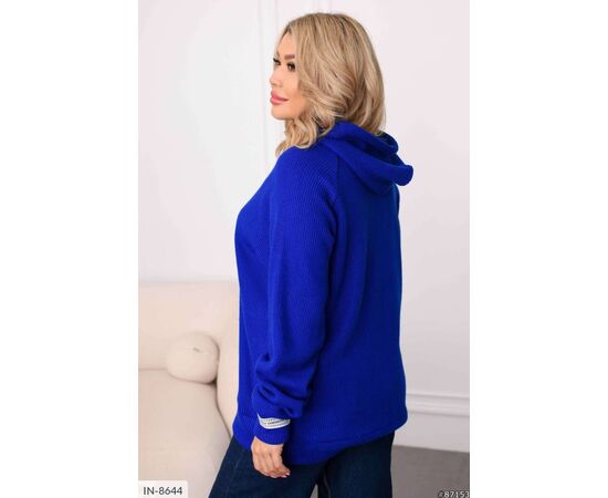 Однотонна толстовка з нашивками на манжеті р.46-48;50-52;54-56;58-60 "ANGEL" купити недорого від прямого постачальника, зображення 11