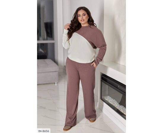 Жіночий прогулянковий костюм зі штанами великі розміри р.50-52;54-56;58-60 (6кол.) "ANGEL" купити недорого від прямого постачальника, зображення 10