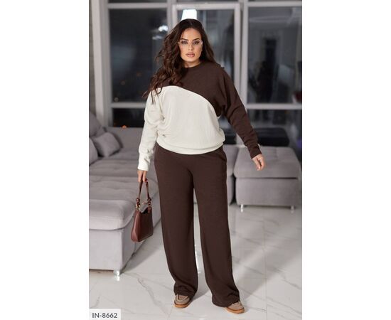 Жіночий прогулянковий костюм зі штанами великі розміри р.50-52;54-56;58-60 (6кол.) "ANGEL" купити недорого від прямого постачальника, зображення 15