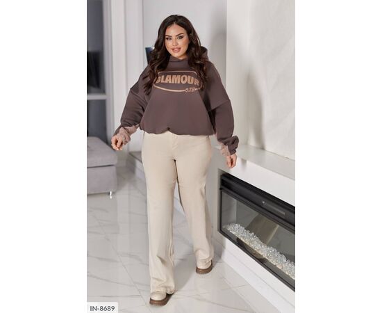 Толстовка жіноча великого розміру р.50-52;54-56;58-60 (5кол.) "ANGEL" купити недорого від прямого постачальника, зображення 9