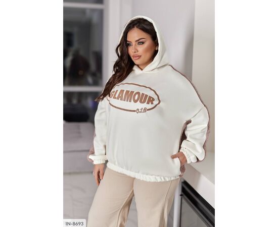 Толстовка жіноча великого розміру р.50-52;54-56;58-60 (5кол.) "ANGEL" купити недорого від прямого постачальника, зображення 13