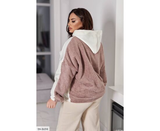 Толстовка жіноча великого розміру р.50-52;54-56;58-60 (5кол.) "ANGEL" купити недорого від прямого постачальника, зображення 14