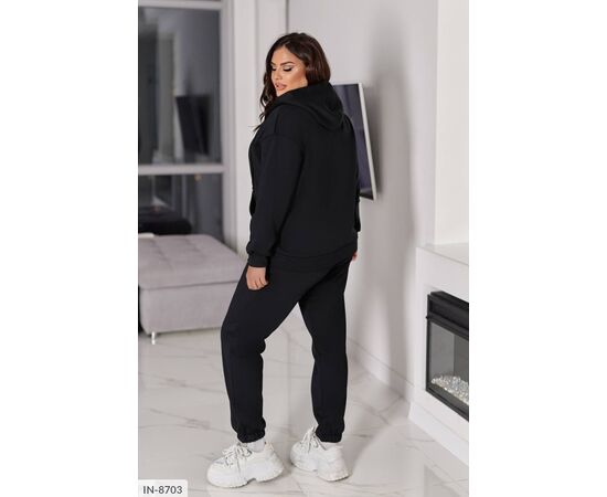 Костюм на флісі жіночий великого розміру р.50-52;54-56;58-60 (4кол.) "ANGEL" купити недорого від прямого постачальника, зображення 8