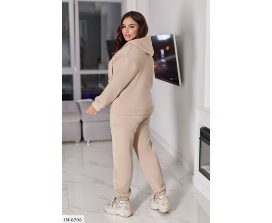 Костюм на флісі жіночий великого розміру р.50-52;54-56;58-60 (4кол.) "ANGEL" купити недорого від прямого постачальника, зображення 11