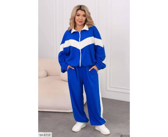 Спортивка по низу регулюється затяжками, що дає змогу носити її в різних варіантах р.50-52;54-56;58-60 (5кол.) "ANGEL" купити недорого від прямого постачальника, зображення 25