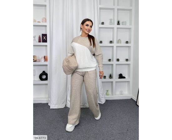 Жіночий прогулянковий костюм зі штанами великі розміри р.50-52;54-56;58-60 (6кол.) "ANGEL" купити недорого від прямого постачальника, зображення 21