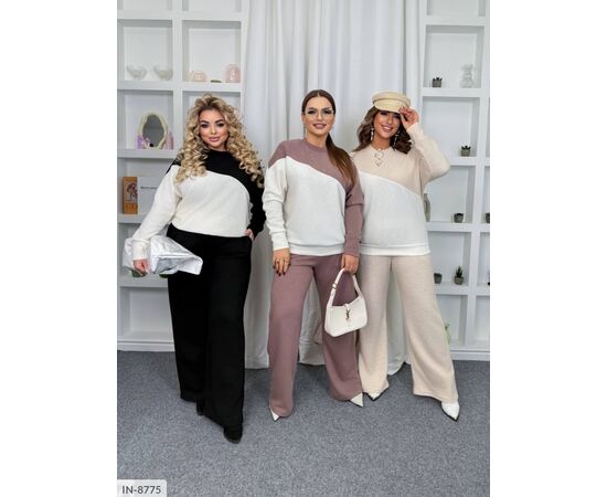 Жіночий прогулянковий костюм зі штанами великі розміри р.50-52;54-56;58-60 (6кол.) "ANGEL" купити недорого від прямого постачальника, зображення 23