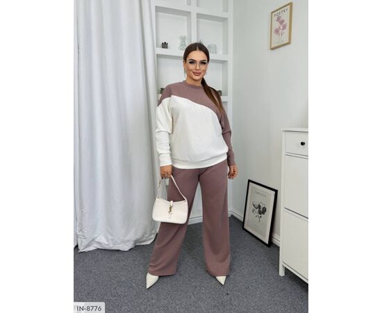 Жіночий прогулянковий костюм зі штанами великі розміри р.50-52;54-56;58-60 (6кол.) "ANGEL" купити недорого від прямого постачальника, зображення 24