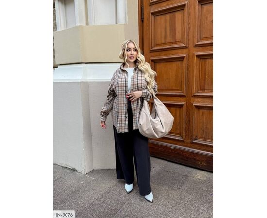 Жіноча байкова сорочка великого розміру р.50-52;54-56;58-60 "ANGEL" купити недорого від прямого постачальника, зображення 19