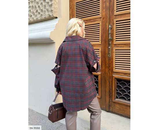 Жіноча байкова сорочка великого розміру р.50-52;54-56;58-60 "ANGEL" купити недорого від прямого постачальника, зображення 12