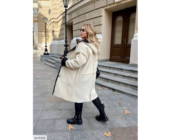 Куртка барашек без підкладу р.50-52;54-56;58-60 (6кол.) "ANGEL" купити недорого від прямого постачальника, зображення 7