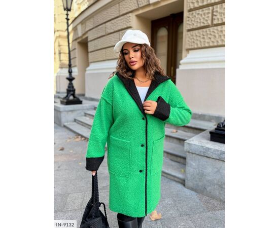 Куртка барашек без підкладу р.50-52;54-56;58-60 (6кол.) "ANGEL" купити недорого від прямого постачальника, зображення 12