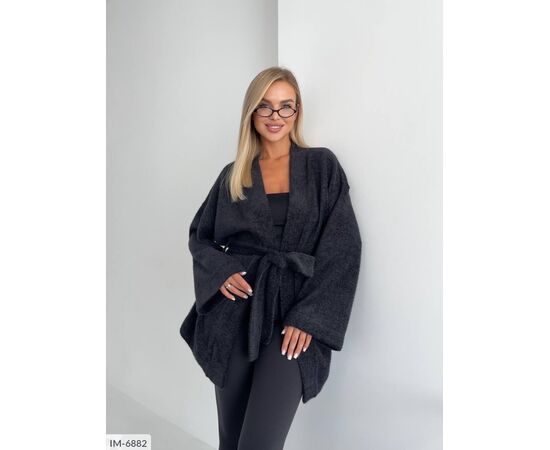 Фотография Женский ангоровый кардиган БАТАЛ р.42-52 (5цв) "ANNABELLE" купить недорого от прямого поставщика, изображение 3