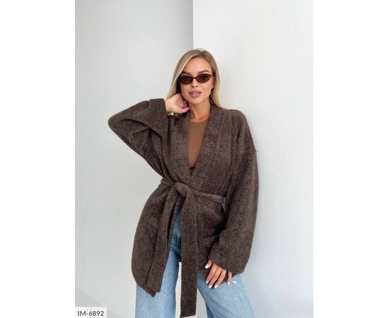 Фотография Женский ангоровый кардиган БАТАЛ р.42-52 (5цв) "ANNABELLE" купить недорого от прямого поставщика, изображение 10