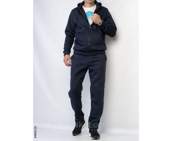 Фотография Спортивный костюм мужской трехнитка на флисе норма 48,50,52,54,56 (2цв) "NOWEMBER", изображение 2