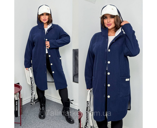 Кардиган-пальто жіночий вельчає на хутрі 46-60 "LADA" недорого від прямого постачальника, зображення 2