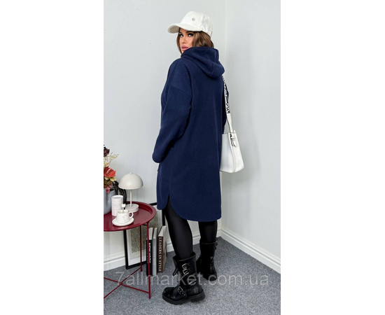Кардиган-пальто жіночий вельчає на хутрі 46-60 "LADA" недорого від прямого постачальника, зображення 3