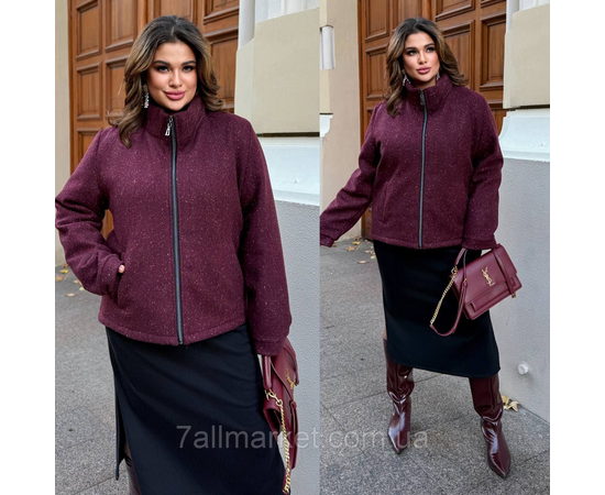 Куртка жіноча кашемірова на синтепоні р-ри 46-60 "LADA" купити недорого від прямого постачальника, зображення 2