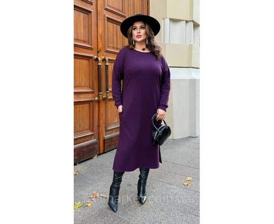 Плаття жіноче ангора рубчик р-ри 46-60 "LADA" купити недорого від прямого постачальника, зображення 4