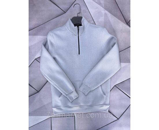 Батник чоловічий комір на блискавці розміри S-2XL (6 кв) "MACCALI" купити недорого від прямого постачальника, зображення 3