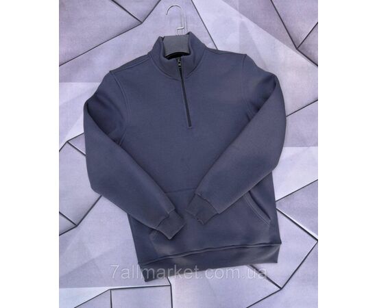 Батник чоловічий комір на блискавці розміри S-2XL (6 кв) "MACCALI" купити недорого від прямого постачальника, зображення 4