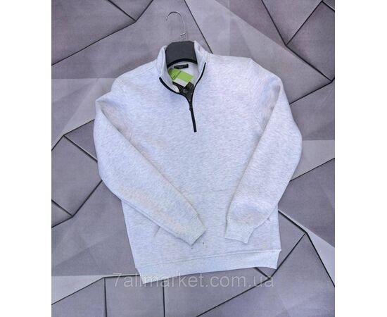 Батник чоловічий комір на блискавці розміри S-2XL (6 кв) "MACCALI" купити недорого від прямого постачальника, зображення 6